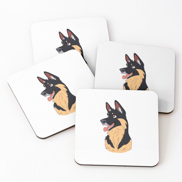 Item preview, GSD with a grey mustache designed and sold by harmopiavu.