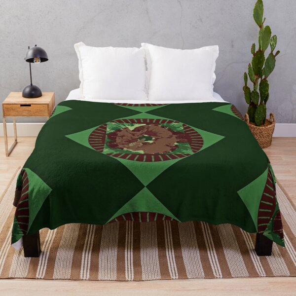 Item preview,  Green Brown abstract floral design  by Iritof designed and sold by iritof.