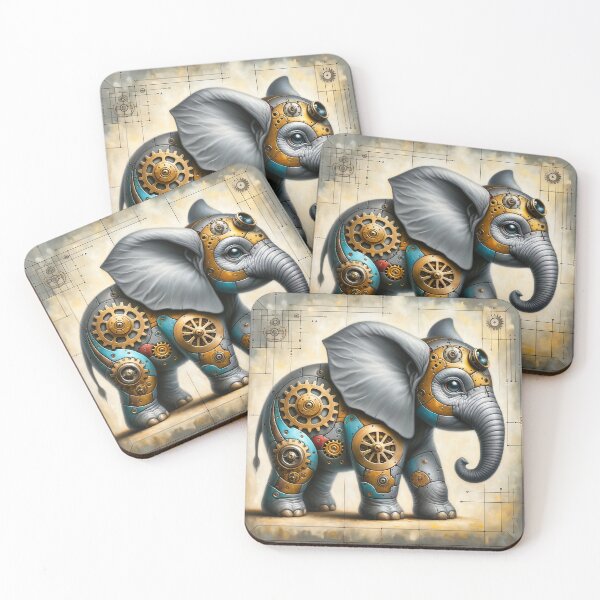 Item preview, Steampunk Baby Elephant designed and sold by NovosArt.