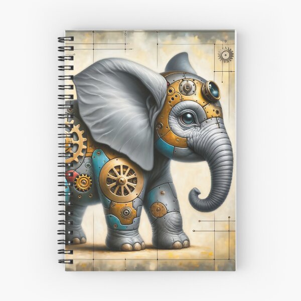Item preview, Steampunk Baby Elephant designed and sold by NovosArt.