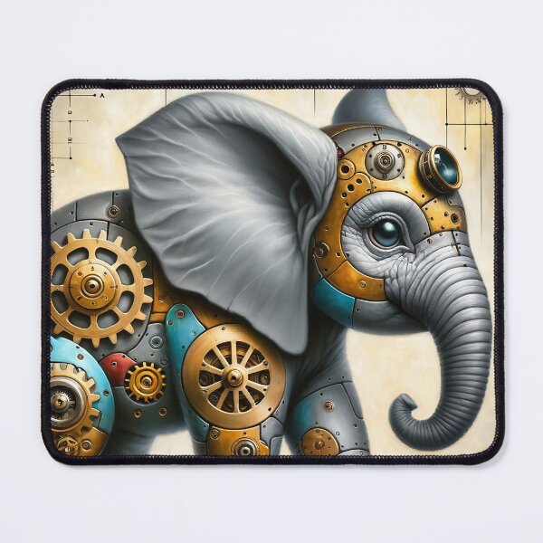 Item preview, Steampunk Baby Elephant designed and sold by NovosArt.