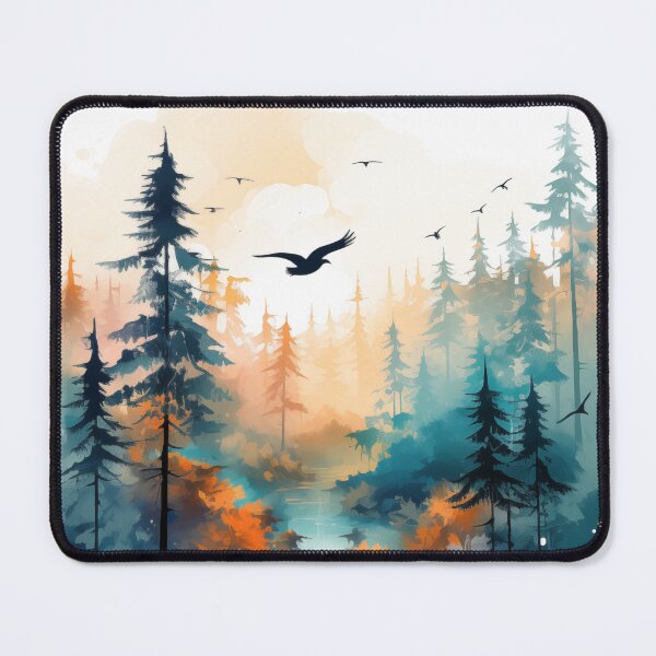 Item preview, Teal Forest Scene designed and sold by DarlingRogue.