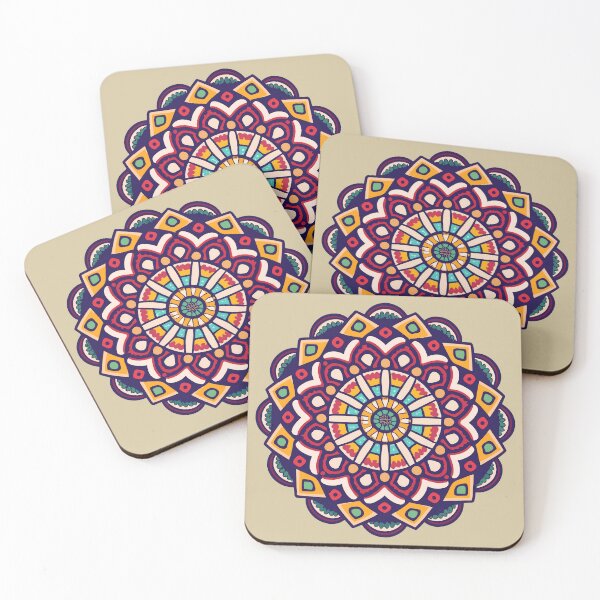 Item preview, Colorful Indian Rangoli Design designed and sold by Jollys-ArtShop.