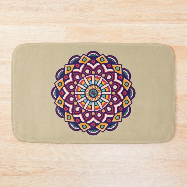 Item preview, Colorful Indian Rangoli Design designed and sold by Jollys-ArtShop.