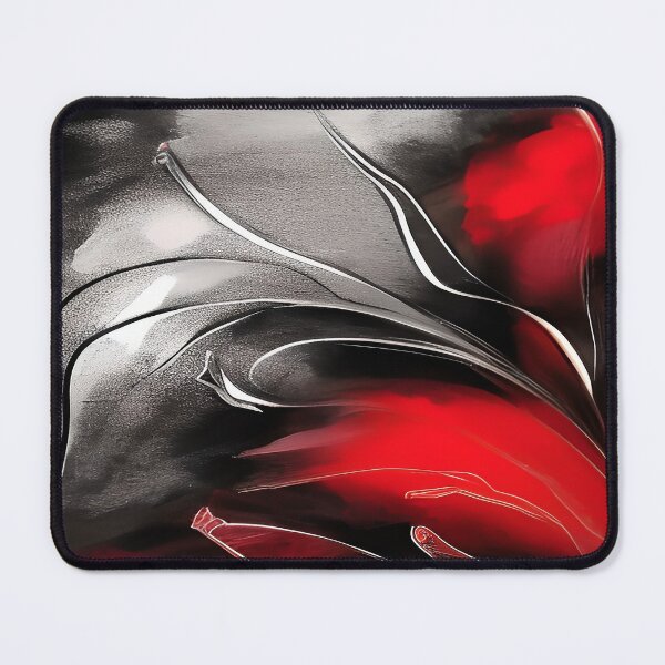Item preview, Red Wheat Grass Blowing in the Wind in the Midnight Sky Abstract Illustration designed and sold by deniselynnimage.