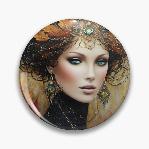 Item preview, Mysterious Lady of Autumn designed and sold by Art by Lilia.