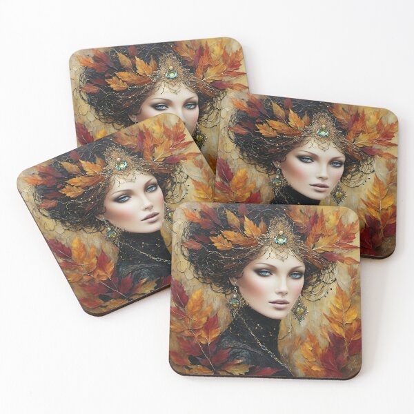 Item preview, Mysterious Lady of Autumn designed and sold by Art by Lilia.