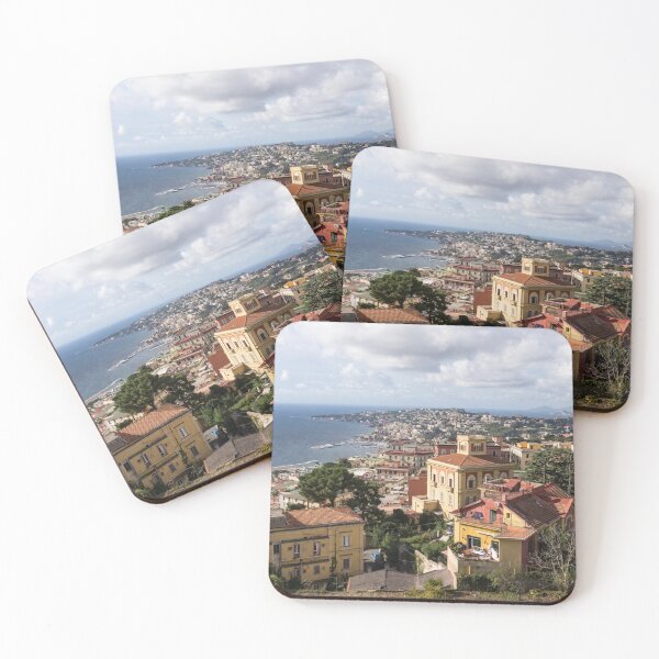 Item preview, Naples Italy Aerial Perspective - Chiaia and Mergellina Seafront Neighborhoods designed and sold by Georgia Mizuleva.