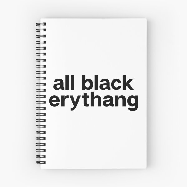 Item preview, All Black Everything T-Shirt & Stickers - Sarcastic Teen designed and sold by StrangeStreet.