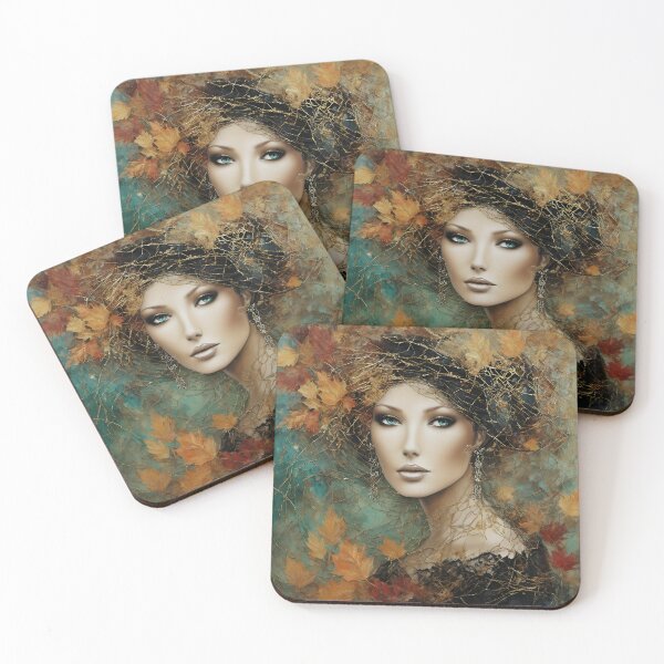 Item preview, Mysterious Lady of Autumn designed and sold by Art by Lilia.