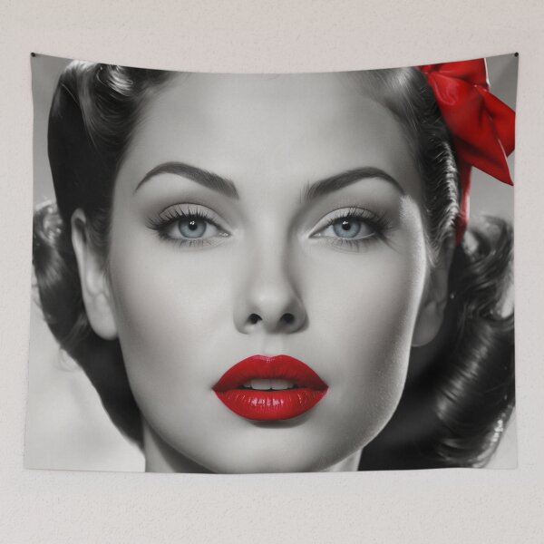 Item preview, Blue Look and Red Lipstick: Pin-up Style designed and sold by WebOutlet.