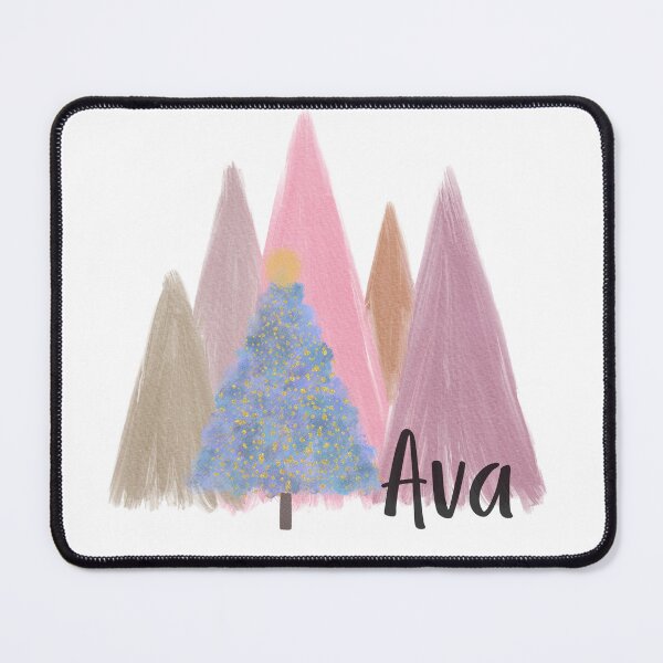 Item preview, Abstract pink Christmas trees - Ava designed and sold by jechaiyells.