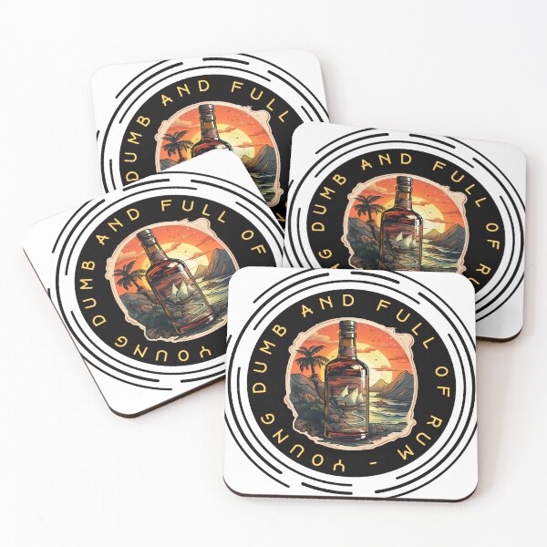 Item preview, Young Dumb and Full of Rum designed and sold by Piratepuns.