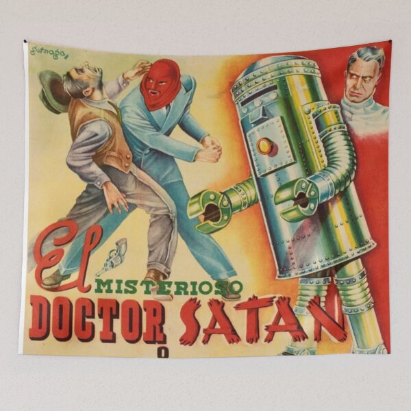 Item preview, Vintage Sci Fi Doctor Satan Art Work designed and sold by DukeGroovy.