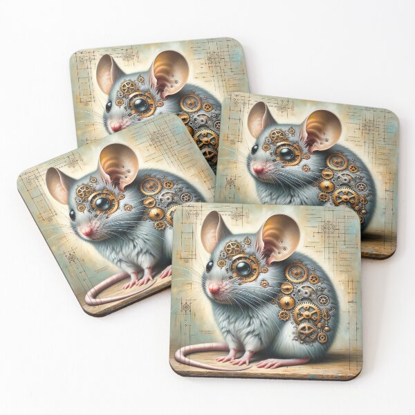 Aperçu de l'œuvre Souris Steampunk créée et vendue par NovosArt.