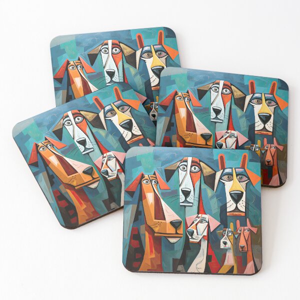 Item preview, Artistic Dogs designed and sold by Hawk Lake Art.