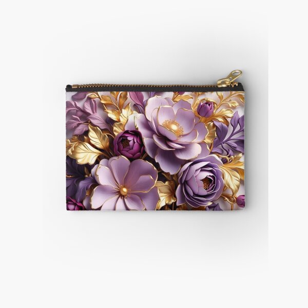 Item preview, Purple and Gold Floral designed and sold by Neranchara.