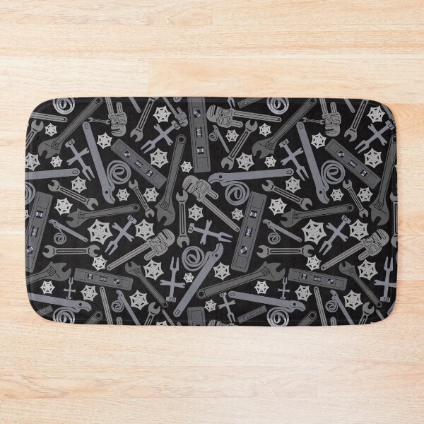 Item preview, Plumbing Tools Exclusive Pattern Gray and Black designed and sold by TheTradesStore.