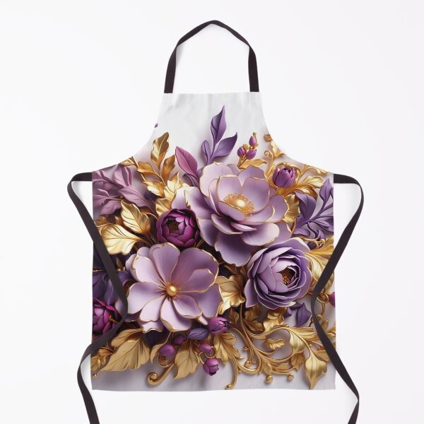 Item preview, Purple and Gold Floral designed and sold by Neranchara.
