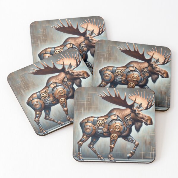 Item preview, Steampunk Moose designed and sold by NovosArt.