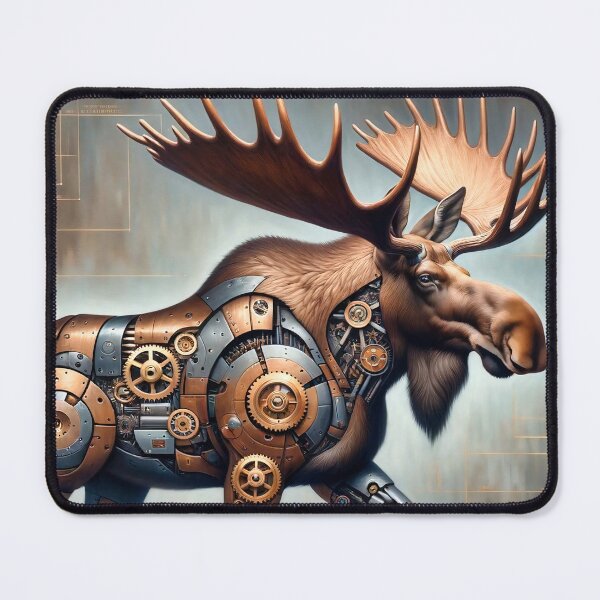 Item preview, Steampunk Moose designed and sold by NovosArt.