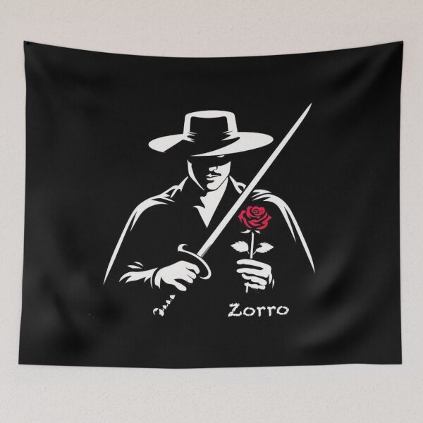 Aperçu de l'œuvre Zorro créée et vendue par Myra365Art.