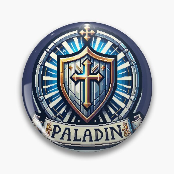 Item preview, Pixel Paladin Crest designed and sold by NeatSplash.