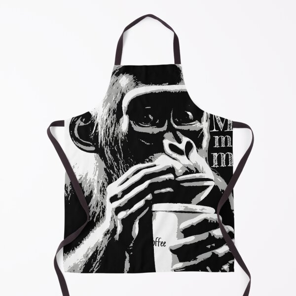 Item preview, "The monkey is enjoying coffee and exclaims, 'Wow, this is amazing!'" designed and sold by ratchawoot.