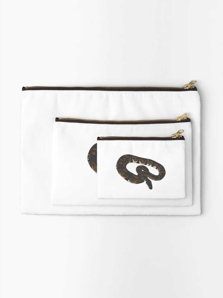 Thumbnail 2 of 4, Zipper Pouch, Normal Ball Python designed and sold by GeckoTales.