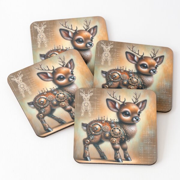 Item preview, Steampunk Cute Reindeer designed and sold by NovosArt.