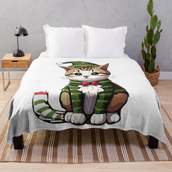 Item preview, Christmas Cat - Elf designed and sold by AJ’s Shop.