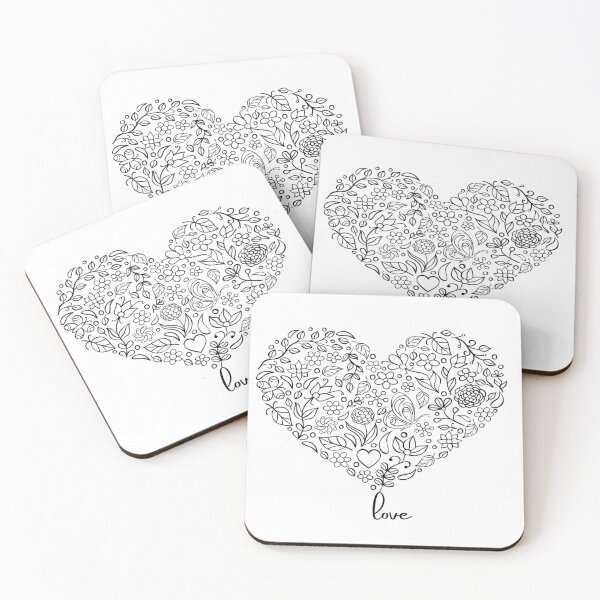 Item preview, Heart Flower designed and sold by Beauty  Art Printable.