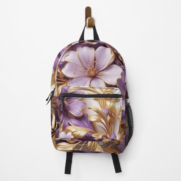 Item preview, Purple and Gold Floral designed and sold by Neranchara.