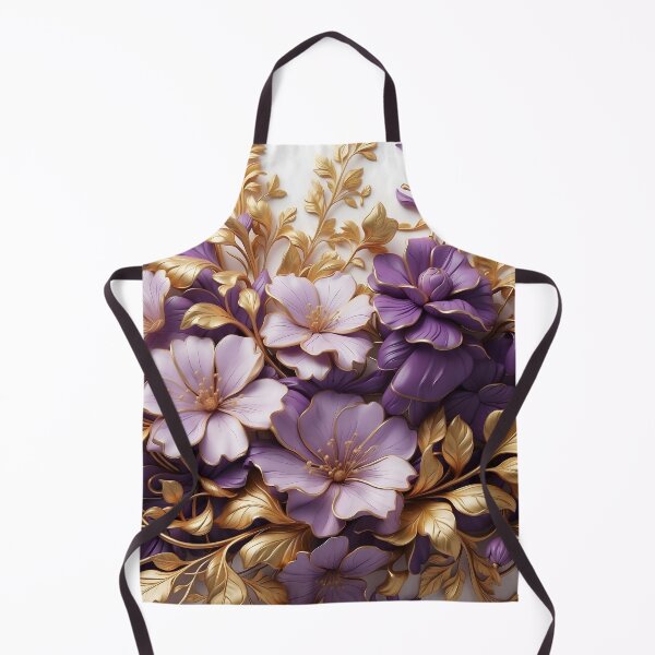 Item preview, Purple and Gold Floral designed and sold by Neranchara.