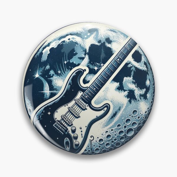 Aperçu de l'œuvre Pleine lune de guitare créée et vendue par NeatSplash.
