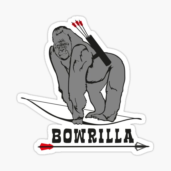 BOWRILLA (Bogenschießen by BOWTIQUE) Sticker