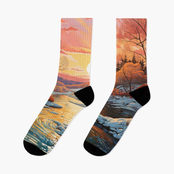 Item preview, First snow landscape designed and sold by Art by Lilia.