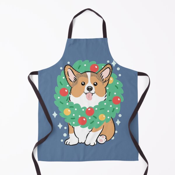 Item preview, Merry Christmas! Red Sable Corgi designed and sold by Lulupainting.