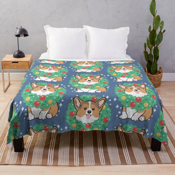 Item preview, Merry Christmas! Red Sable Corgi designed and sold by Lulupainting.