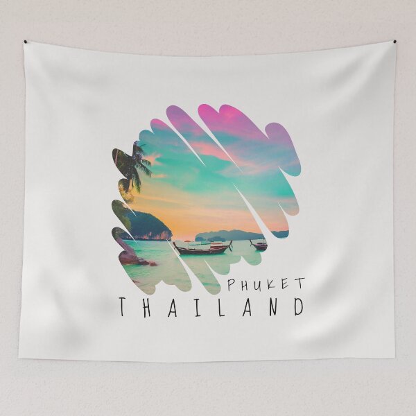 Item preview,   World travel fly to Thailand, phuket island  colorful sky brafdesign  designed and sold by Brafdesign.