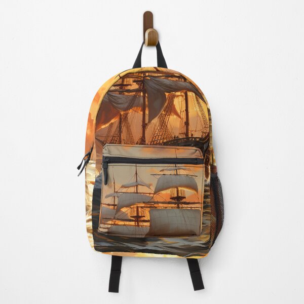 Item preview, The ship at Sunset designed and sold by Art by Lilia.