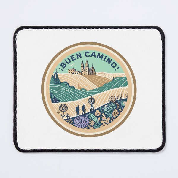 Item preview, Buen Camino - Camino de Santiago - Shirt, Sticker, Mug, Hat, Hoodie, Pin, etc designed and sold by cloudhiker.