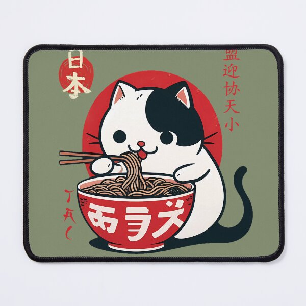 Item preview, cat ramen japan designed and sold by IAPICTURE.