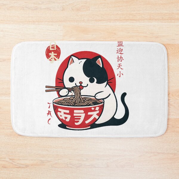 Item preview, cat ramen japan designed and sold by IAPICTURE.