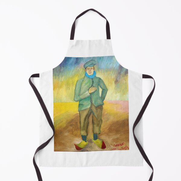 Item preview, "Dude with Cap and Red Bottoms" (After Van Gogh) designed and sold by HuzzaCreative.