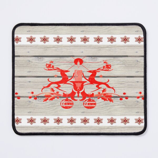 Item preview, ugliest rustic snowflakes boho primitive christmas nordic reindeer  designed and sold by LEILA ART SPACE.