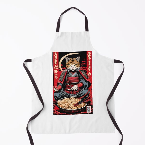 Item preview, cat japan culture with ramen designed and sold by KorArtStudio.