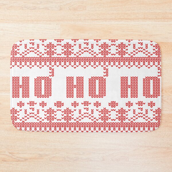 Item preview, ugliest Ugly Christmas Sweater Nordic Ho Ho Ho  designed and sold by LEILA ART SPACE.