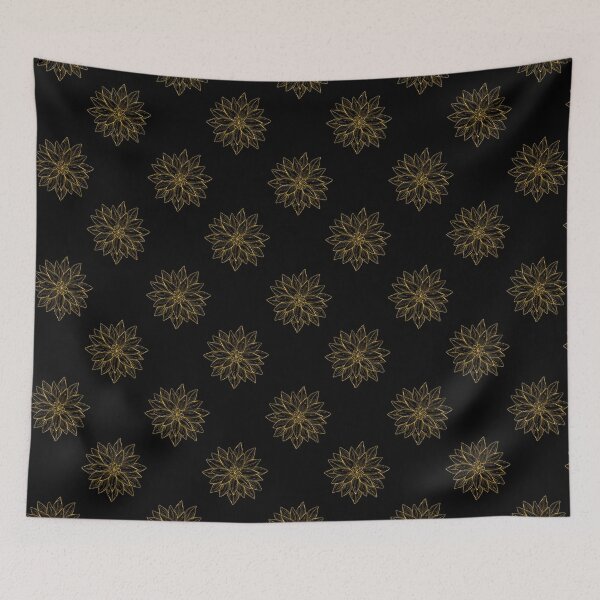 Item preview, Peaceful lotus flower pattern Yellow designed and sold by tharaka-merch.