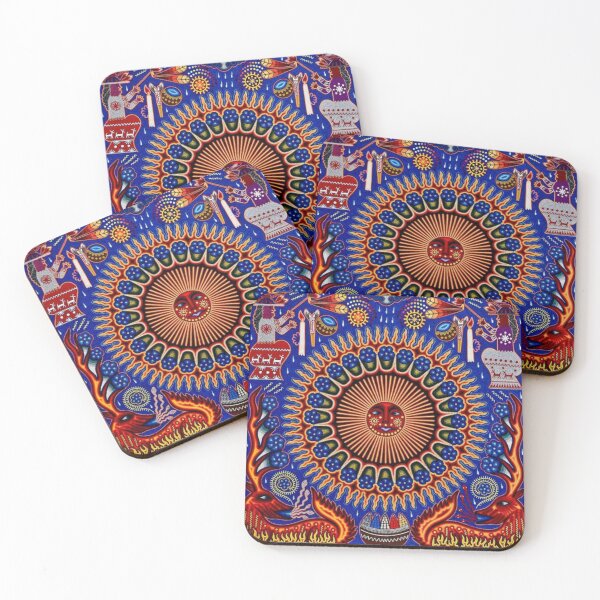 Item preview, Huichol sun and universe designed and sold by Caracol-Spanish.